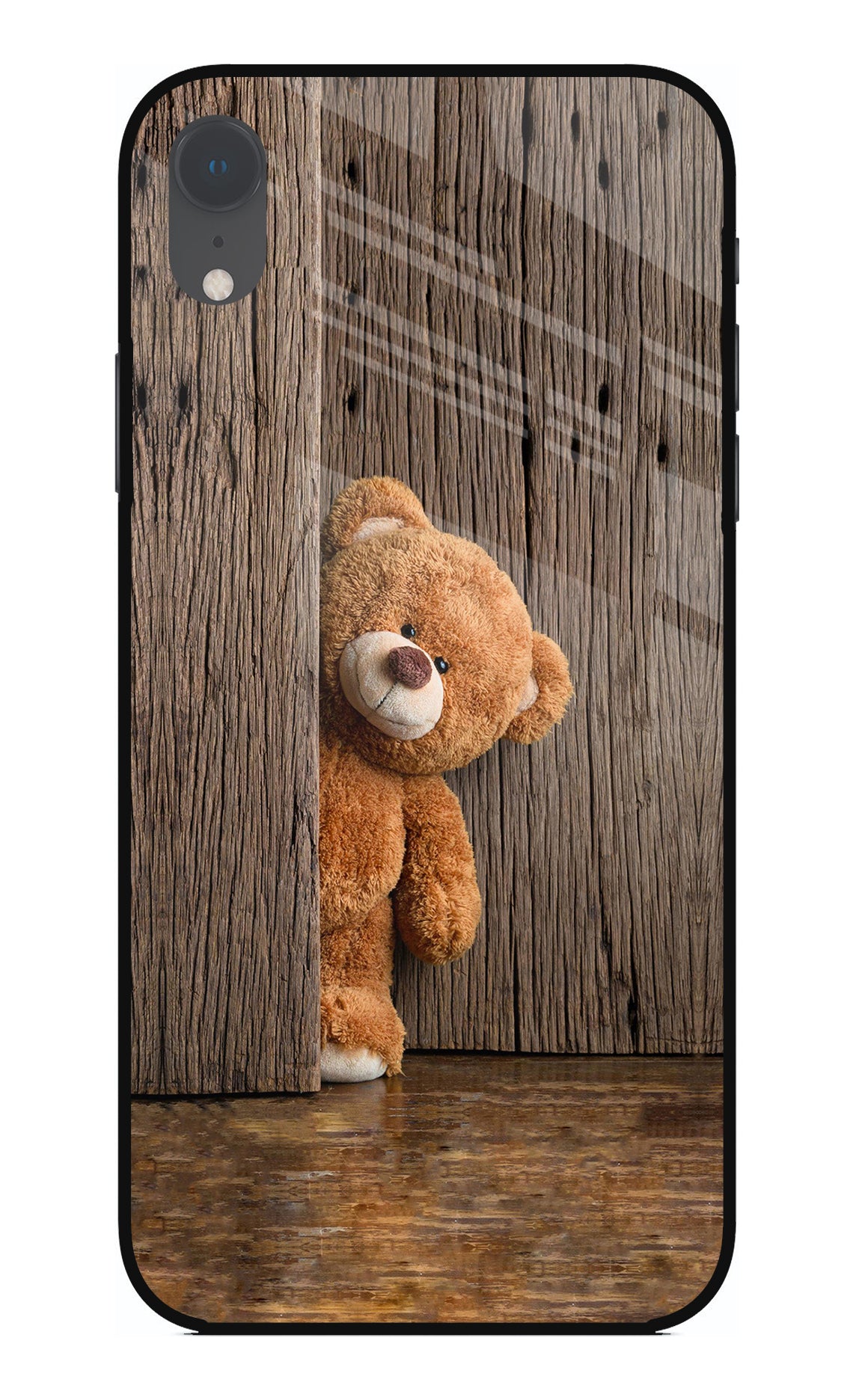Teddy Wooden iPhone XR Back Cover