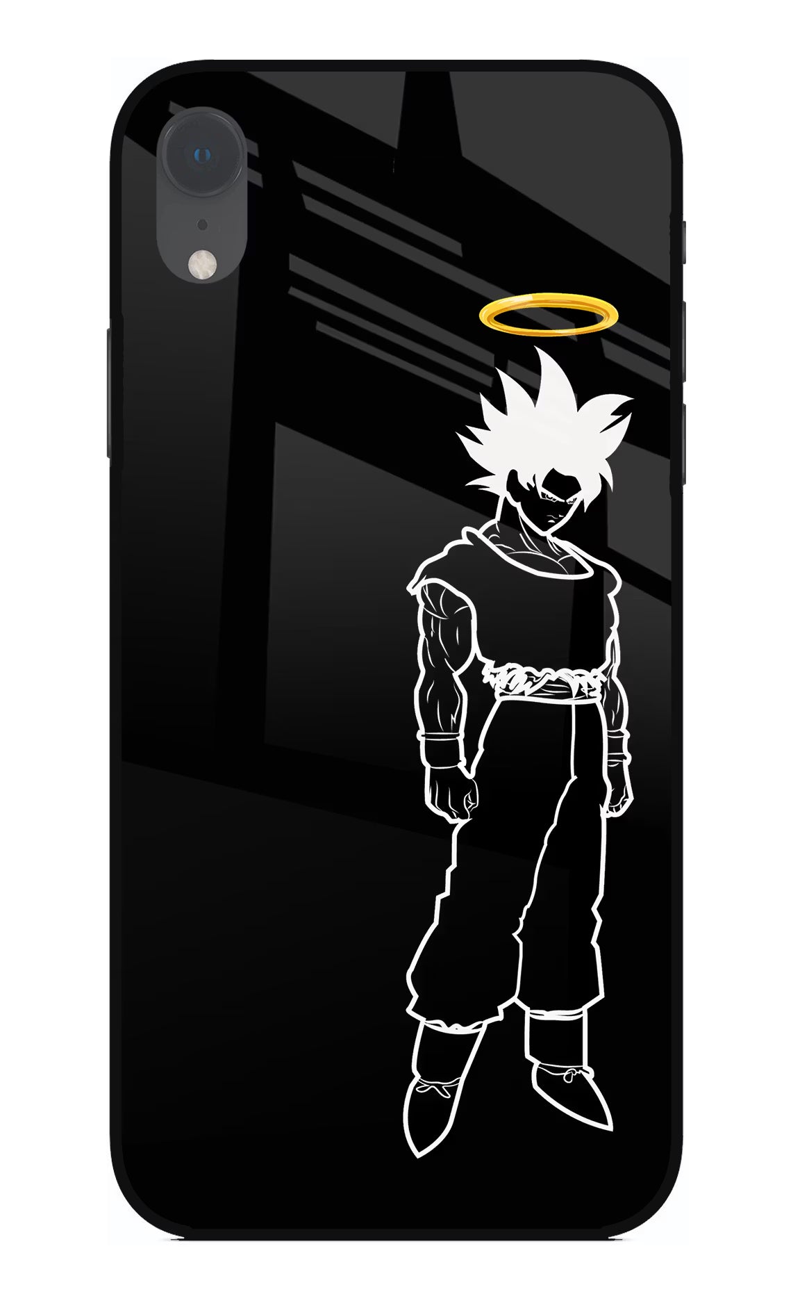 DBS Character iPhone XR Glass Case Back Cover by Casekaro