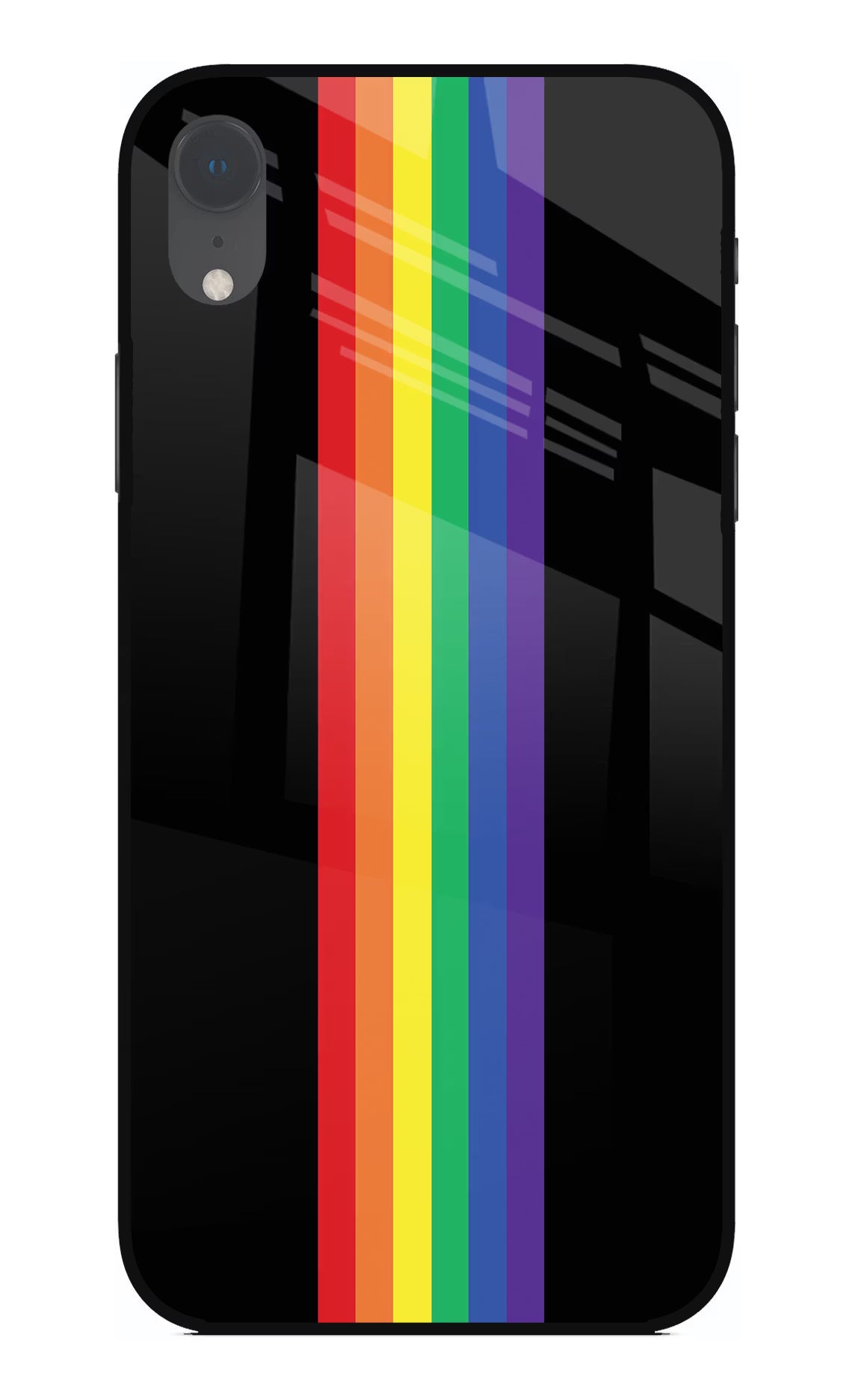 Pride iPhone XR Glass Case Back Cover by Casekaro
