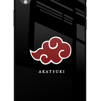 Akatsuki iPhone XR Glass Case Back Cover by Casekaro