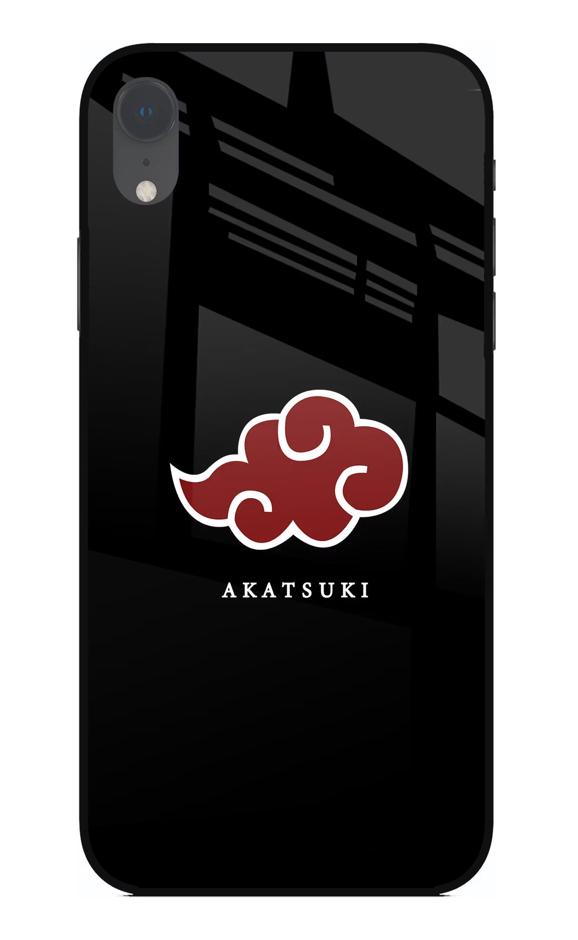 Akatsuki iPhone XR Glass Case Back Cover by Casekaro