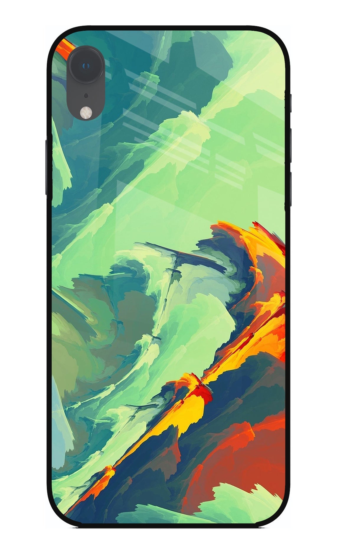 Paint Art iPhone XR Glass Case