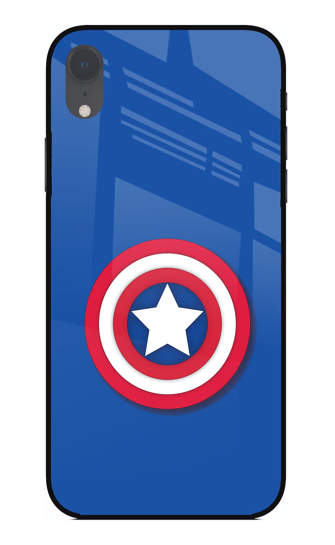 Shield iPhone XR Glass Case Back Cover by Casekaro