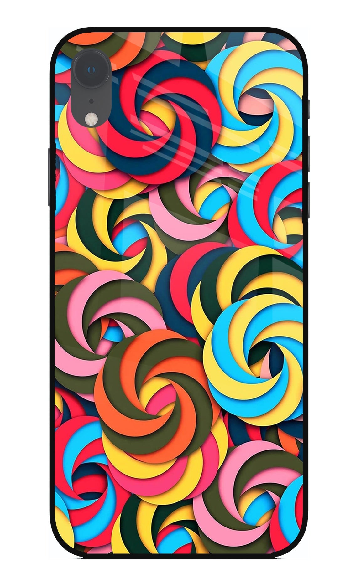 Spiral Pattern iPhone XR Back Cover