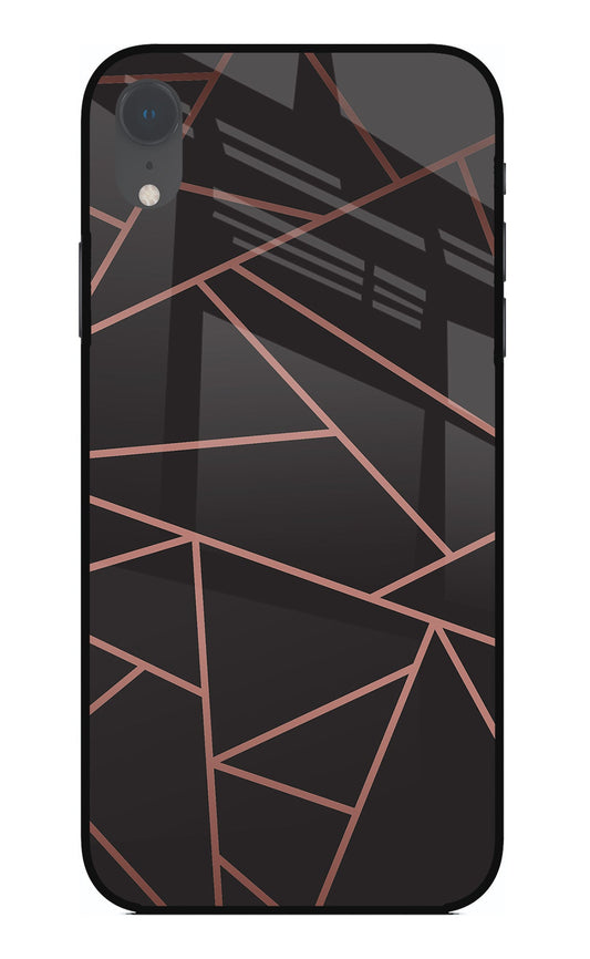 Geometric Pattern iPhone XR Glass Case