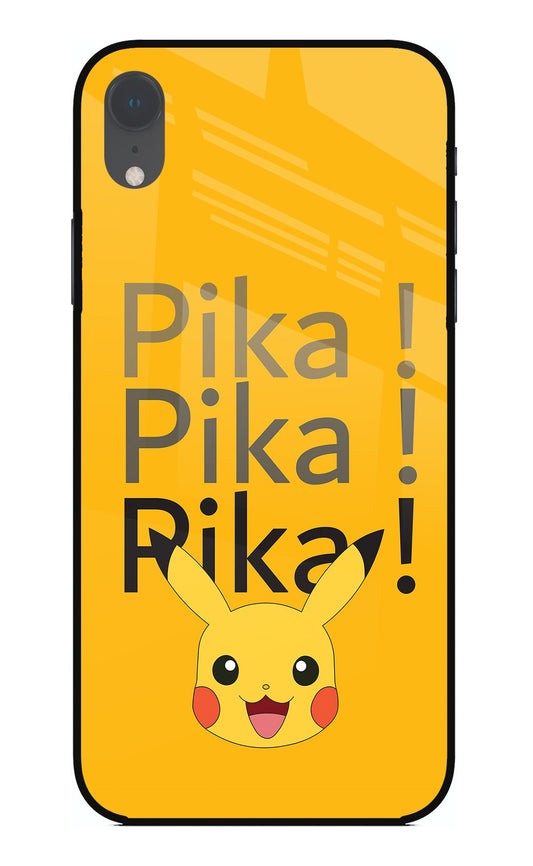 Pika Pika iPhone XR Glass Case