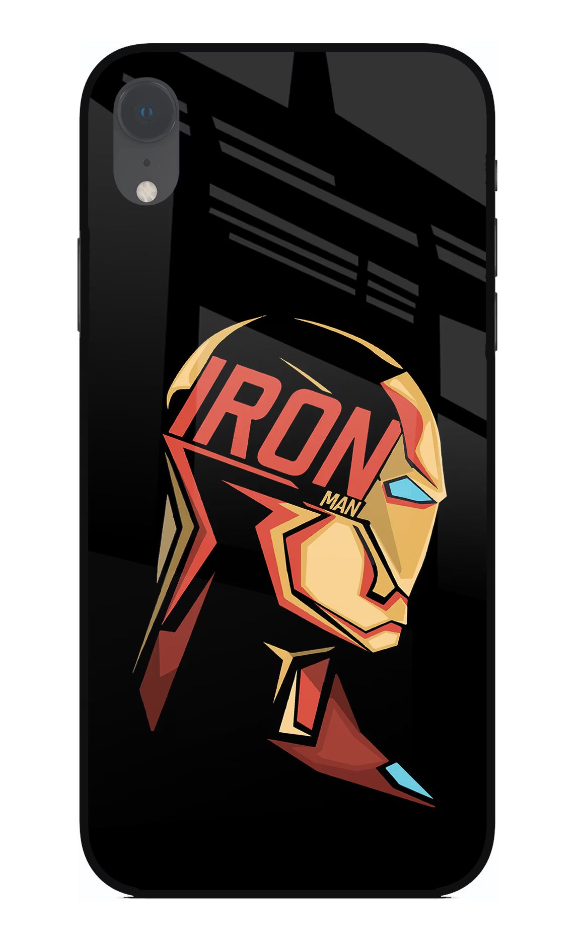 IronMan iPhone XR Glass Case Back Cover by Casekaro