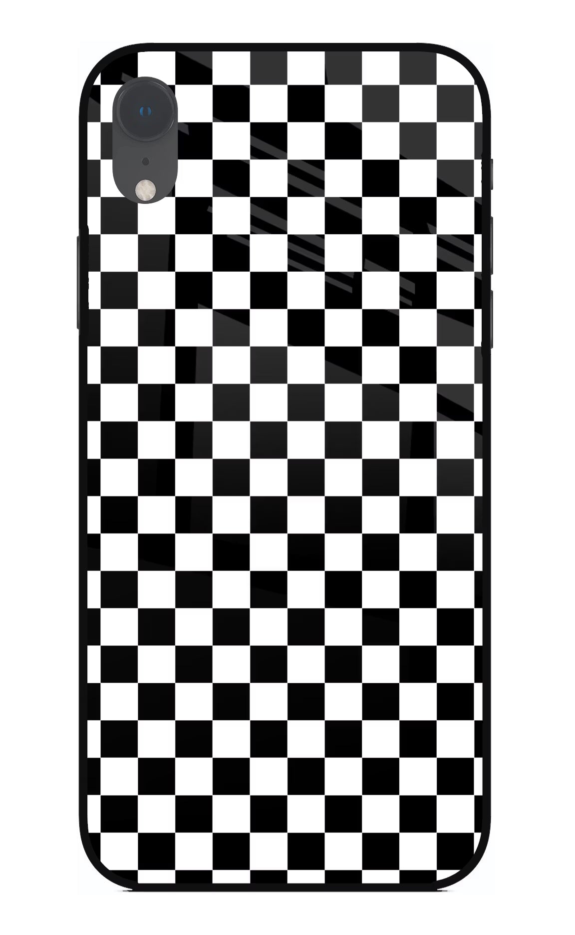 Chess Board iPhone XR Glass Case Back Cover by Casekaro