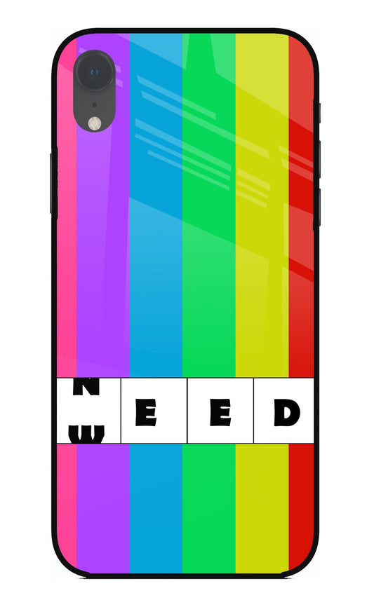 Need Weed iPhone XR Glass Case