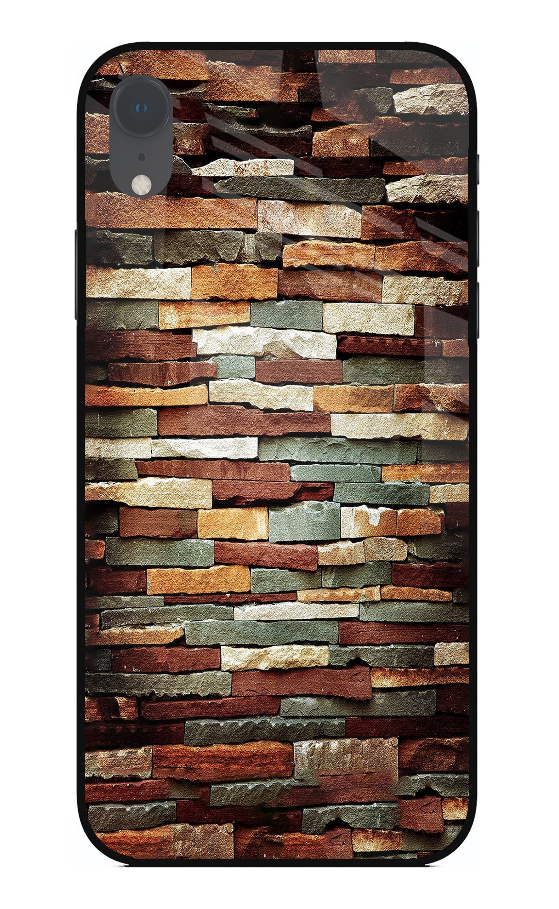 Bricks Pattern iPhone XR Glass Case