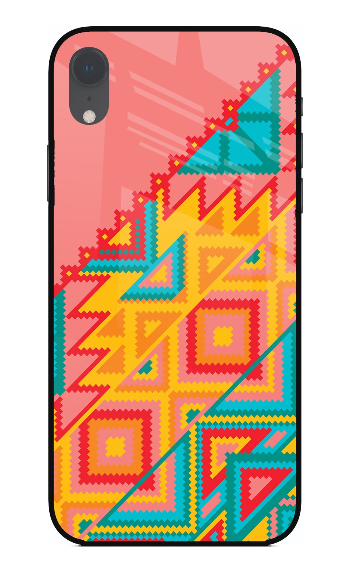 Aztec Tribal iPhone XR Glass Case