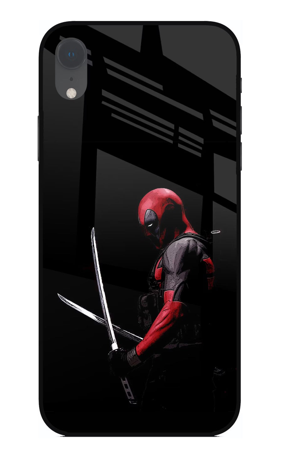 Deadpool iPhone XR Back Cover, Glass case