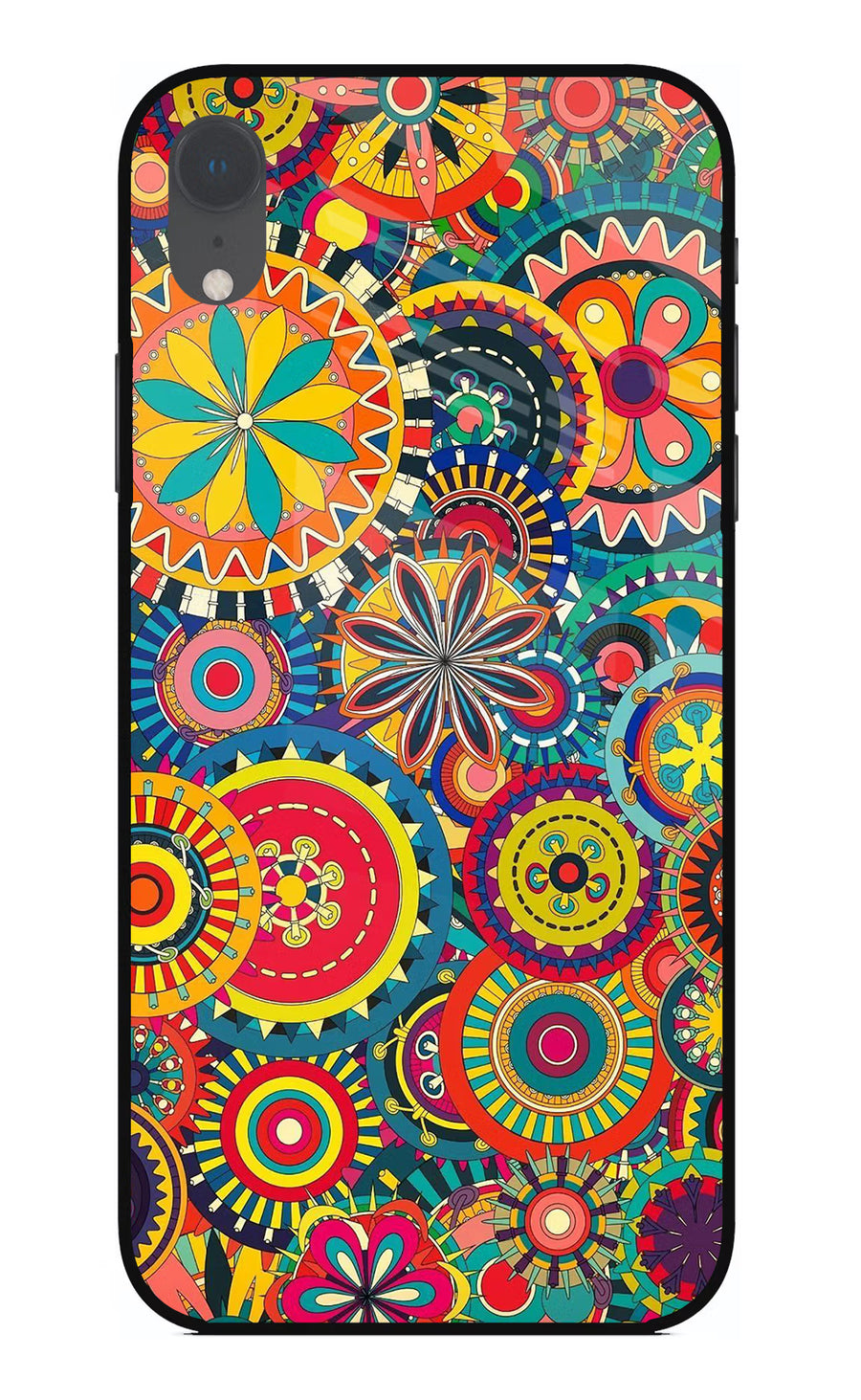 Gol Gol Art iPhone XR Back Cover, Glass case