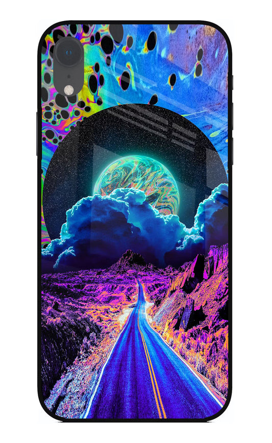 Psychedelic Painting iPhone XR Glass Case
