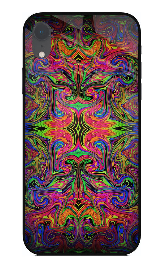 Psychedelic Art iPhone XR Glass Case