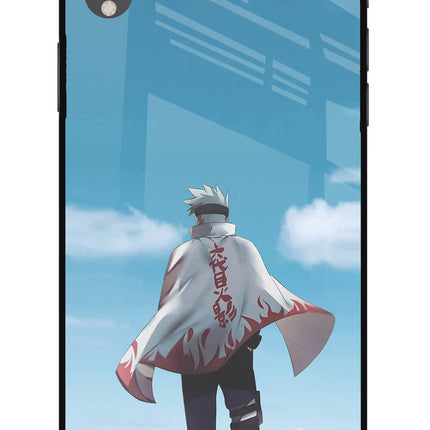 Kakashi iPhone XR Glass Case Back Cover by Casekaro