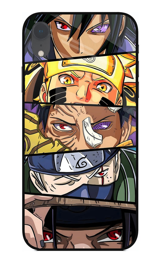 Naruto Character iPhone XR Glass Case