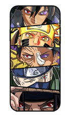 Naruto Character iPhone XR Glass Case
