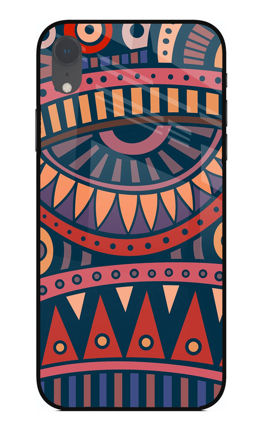 African Culture Design iPhone XR Glass Case