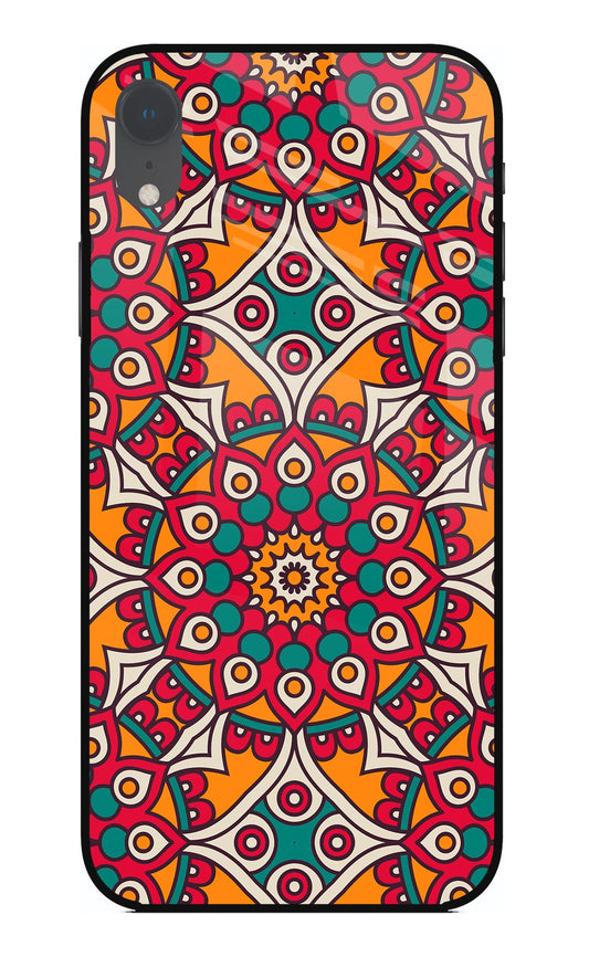 Mandala Art iPhone XR Glass Case