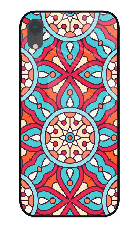 Mandala Geometric iPhone XR Glass Case