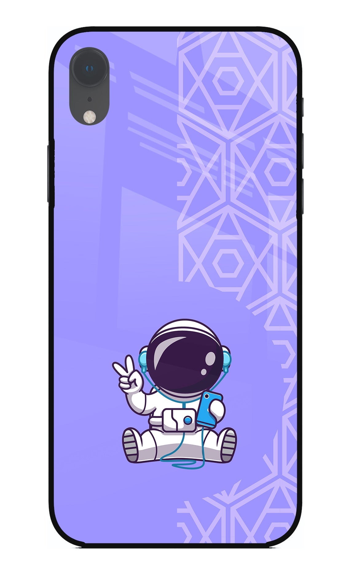 Cute Astronaut Chilling iPhone XR Back Cover