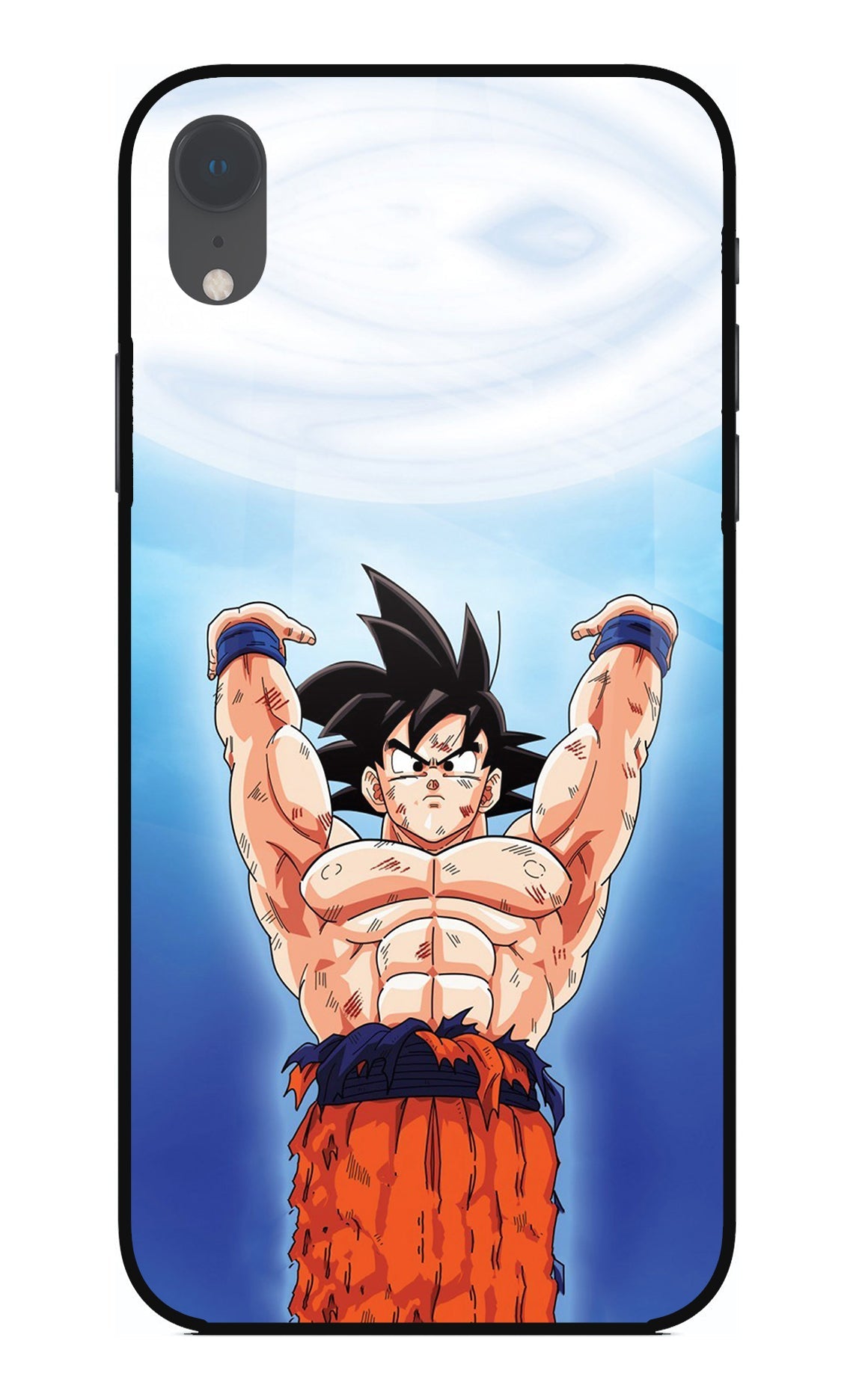 Goku Power iPhone XR Glass Case