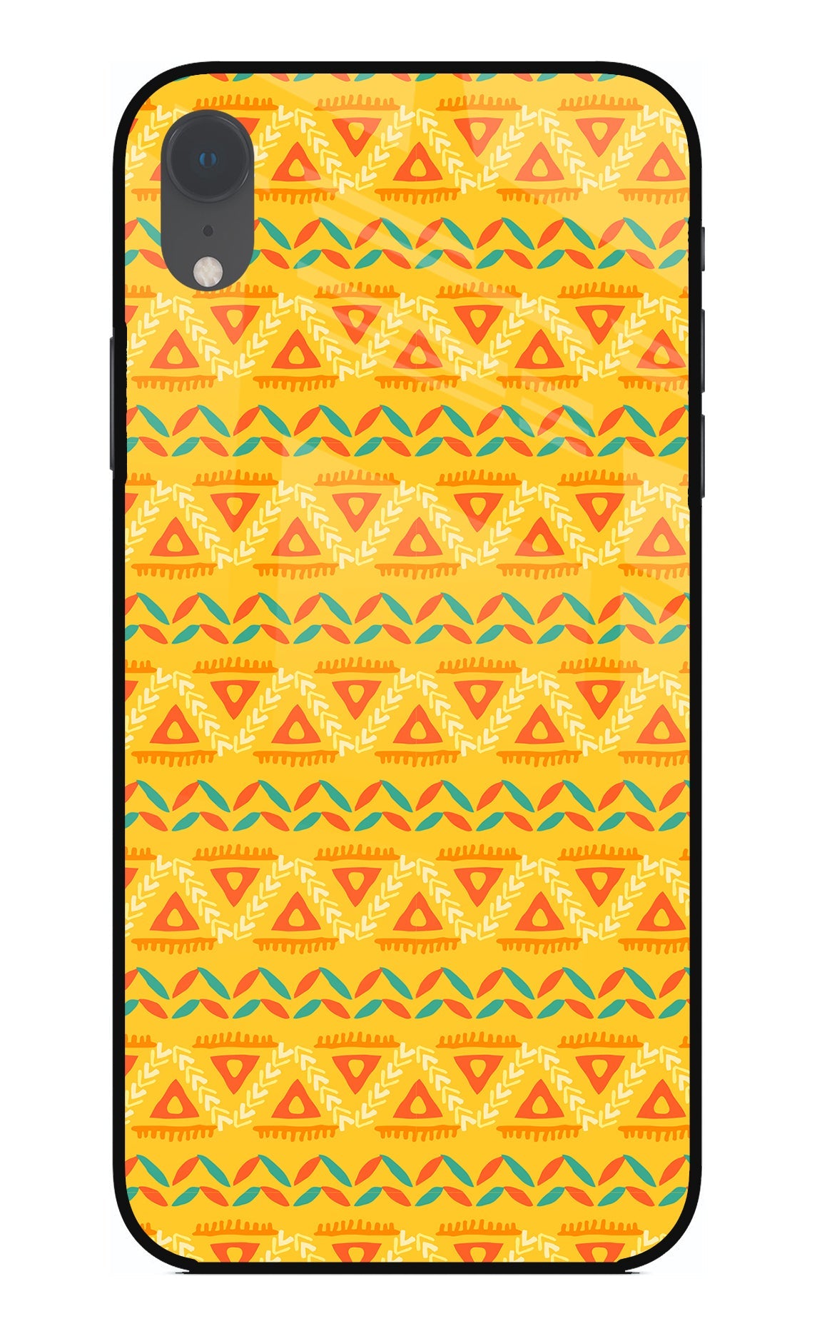 Tribal Pattern iPhone XR Glass Case