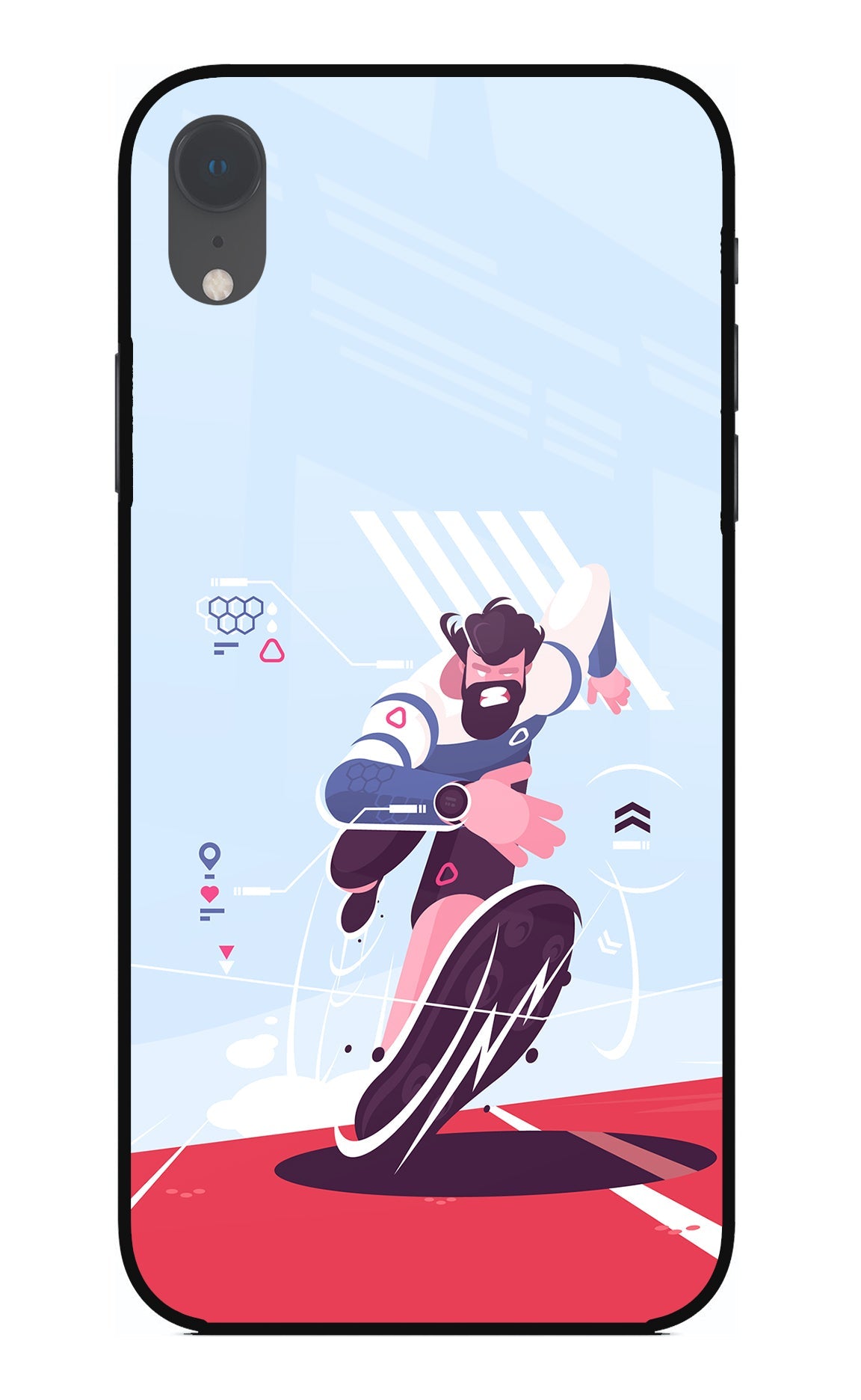 Run Pro iPhone XR Back Cover