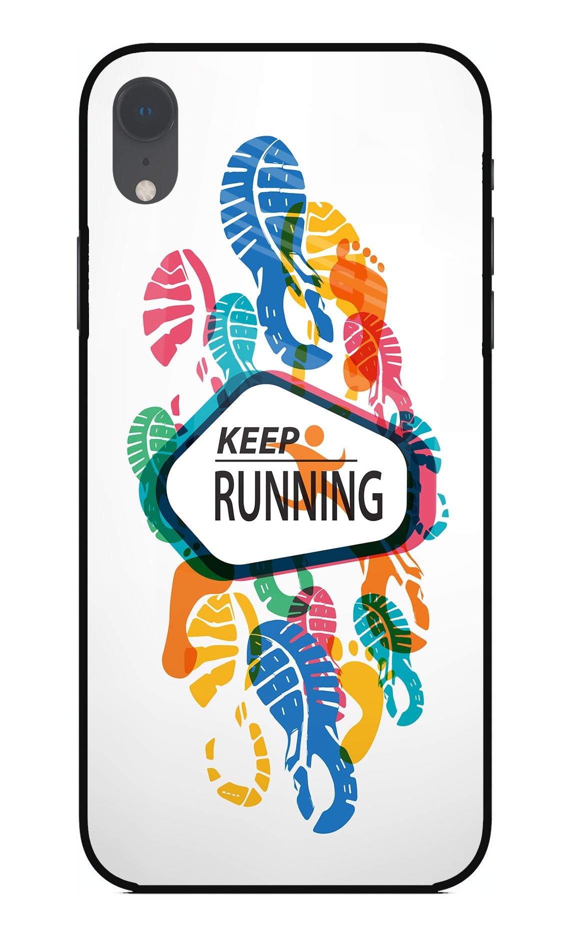 Keep Running iPhone XR Back Cover