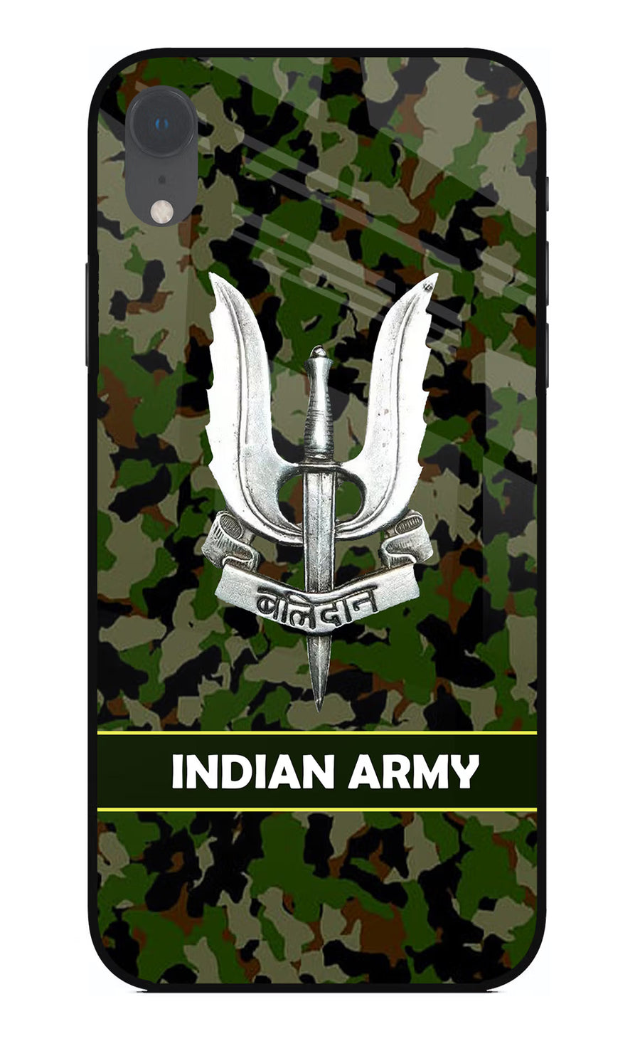 Balidan Indian Logo iPhone XR Back Cover, Glass case