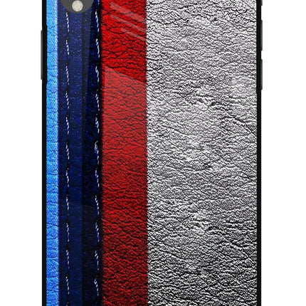 BMW Stripes iPhone XR Glass Case