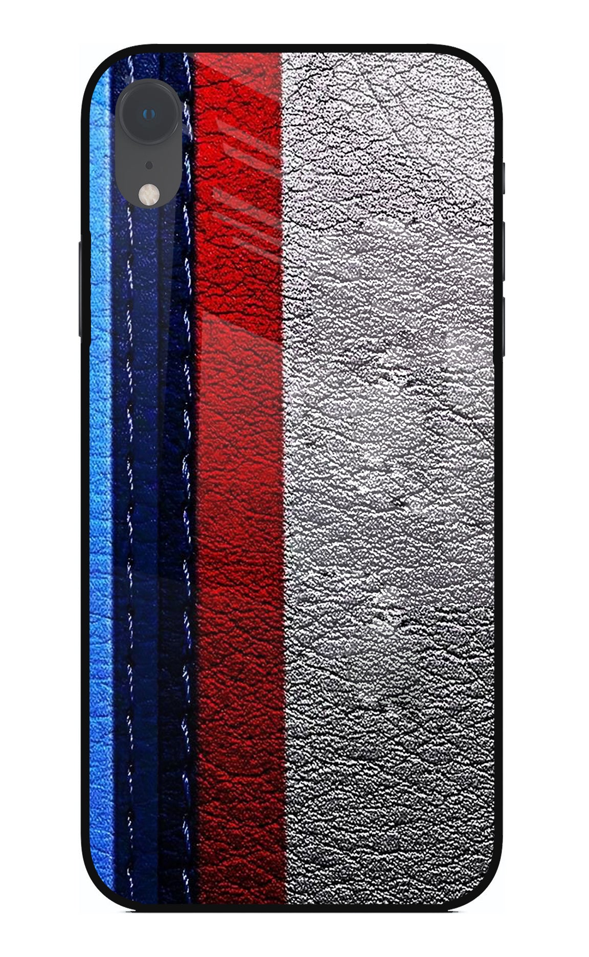 BMW Stripes iPhone XR Glass Case