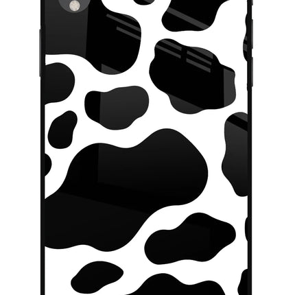 Cow Spots iPhone XR Glass Case