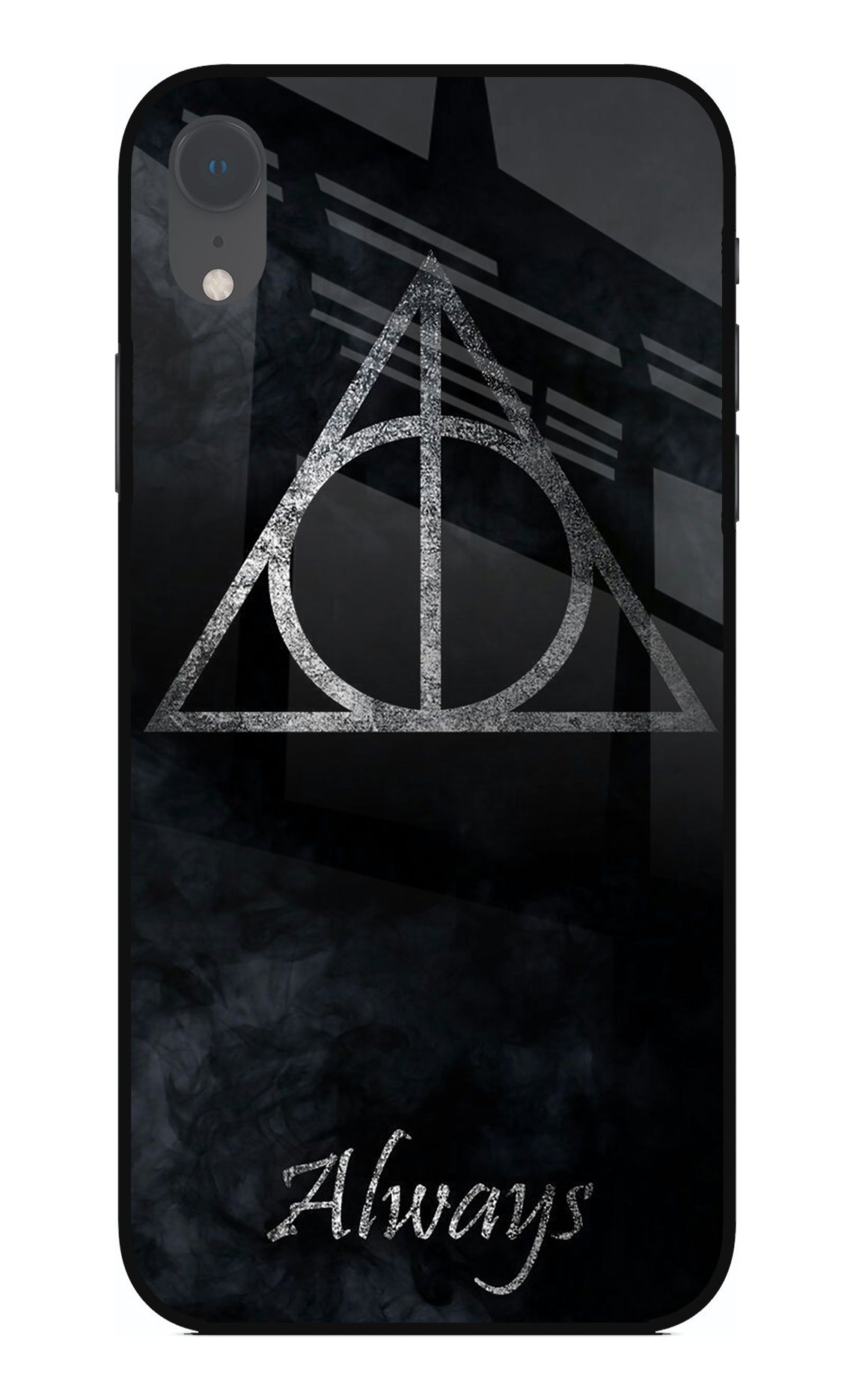 Deathly Hallows iPhone XR Glass Case