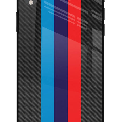 BMW Stripes Pattern iPhone XR Glass Case