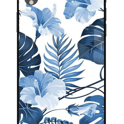 Fabric Art iPhone XR Glass Case Back Cover by Casekaro