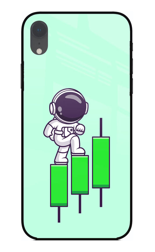 Astronaut Trader iPhone XR Glass Case