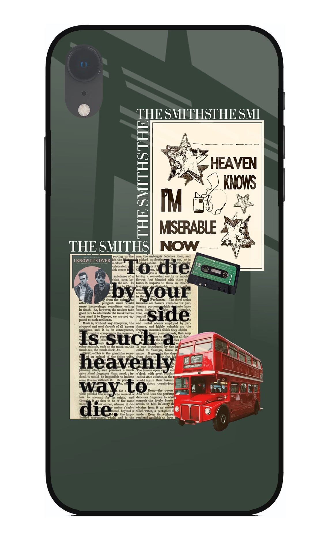 The Smiths iPhone XR Glass Case Back Cover by Casekaro