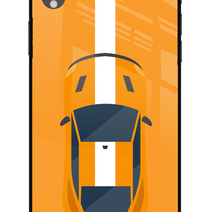 Highway Pursuit iPhone XR Glass Case Back Cover by Casekaro