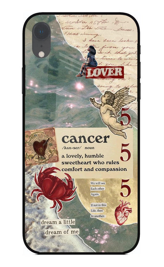 Cancer Zodiac iPhone XR Glass Case