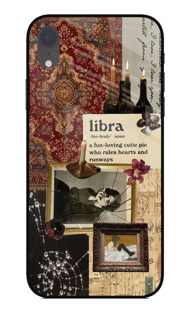Libra Zodiac iPhone XR Glass Case