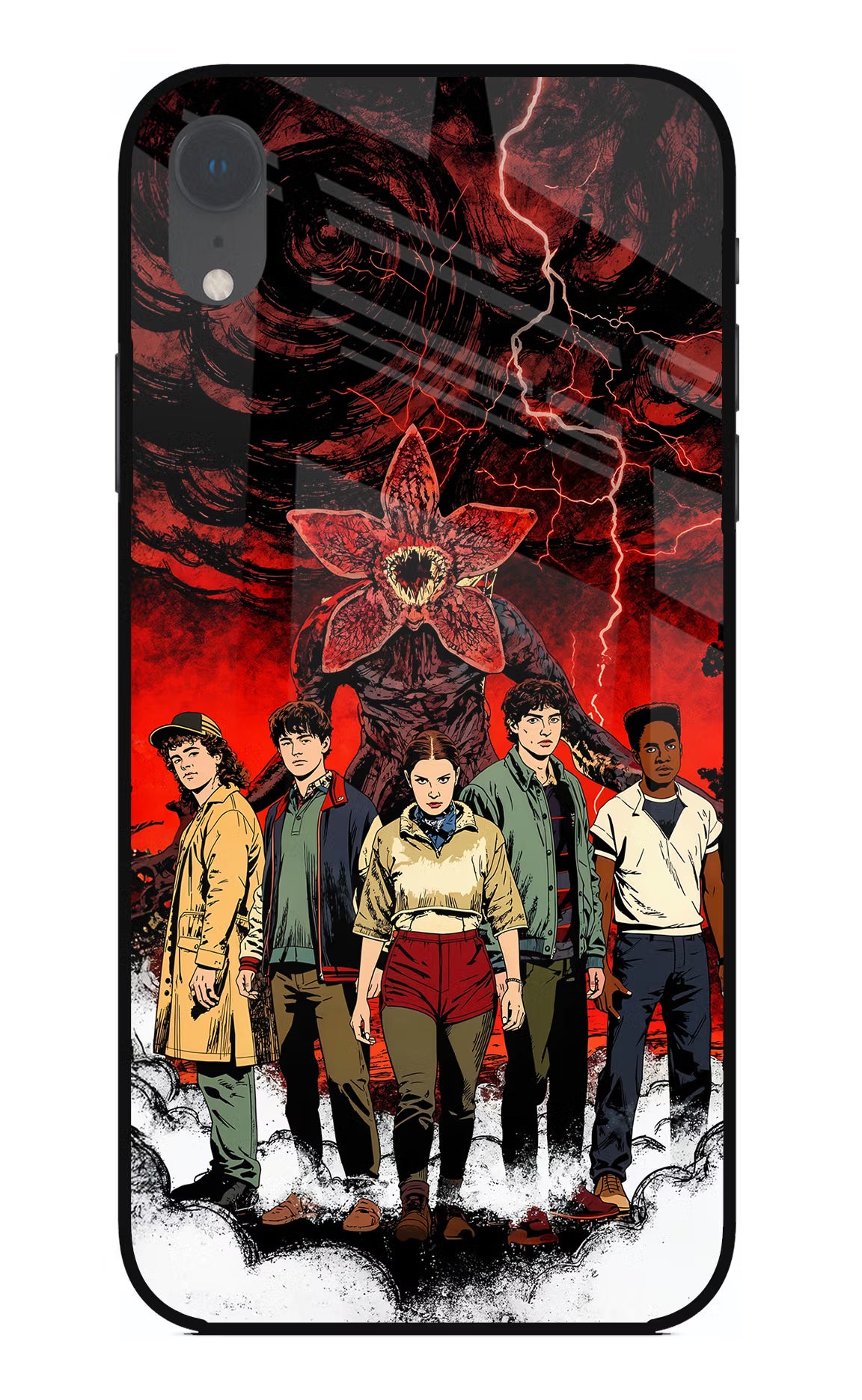 Ordinary Things Characters iPhone XR Glass Case
