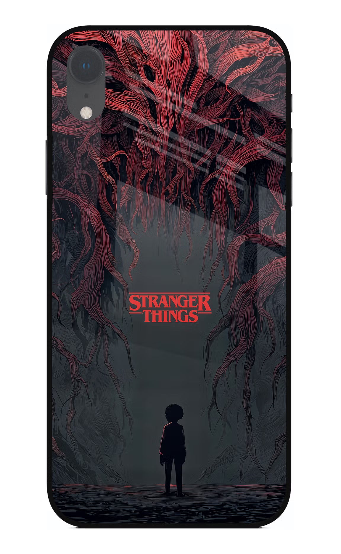 Ordinary Things Dark Side iPhone XR Glass Case Back Cover by Casekaro