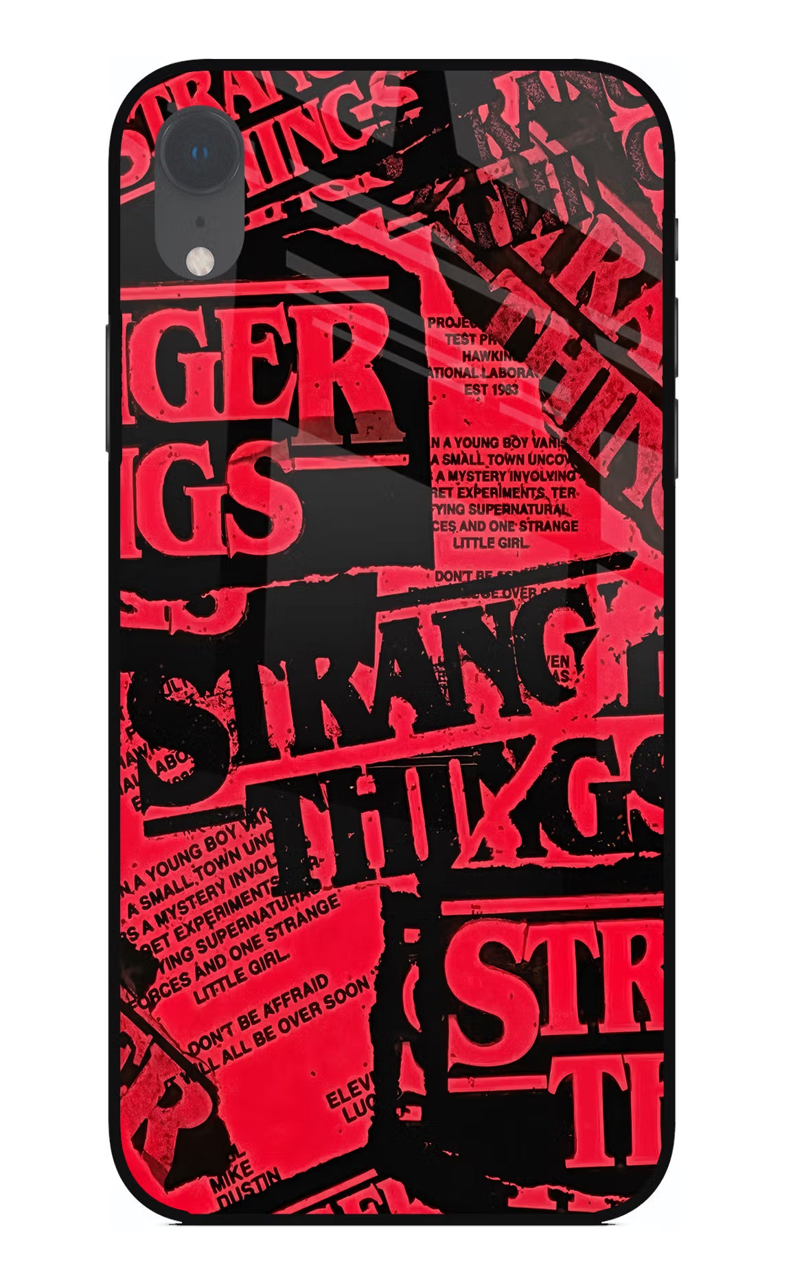 Ordinary Things iPhone XR Glass Case Back Cover by Casekaro