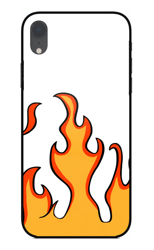 Fired Up – White iPhone XR Glass Case