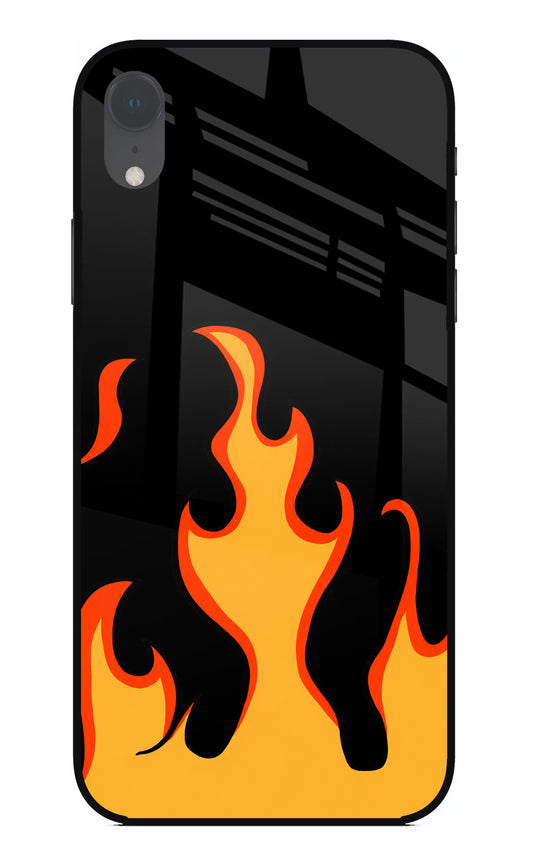 Fired Up – Black iPhone XR Glass Case