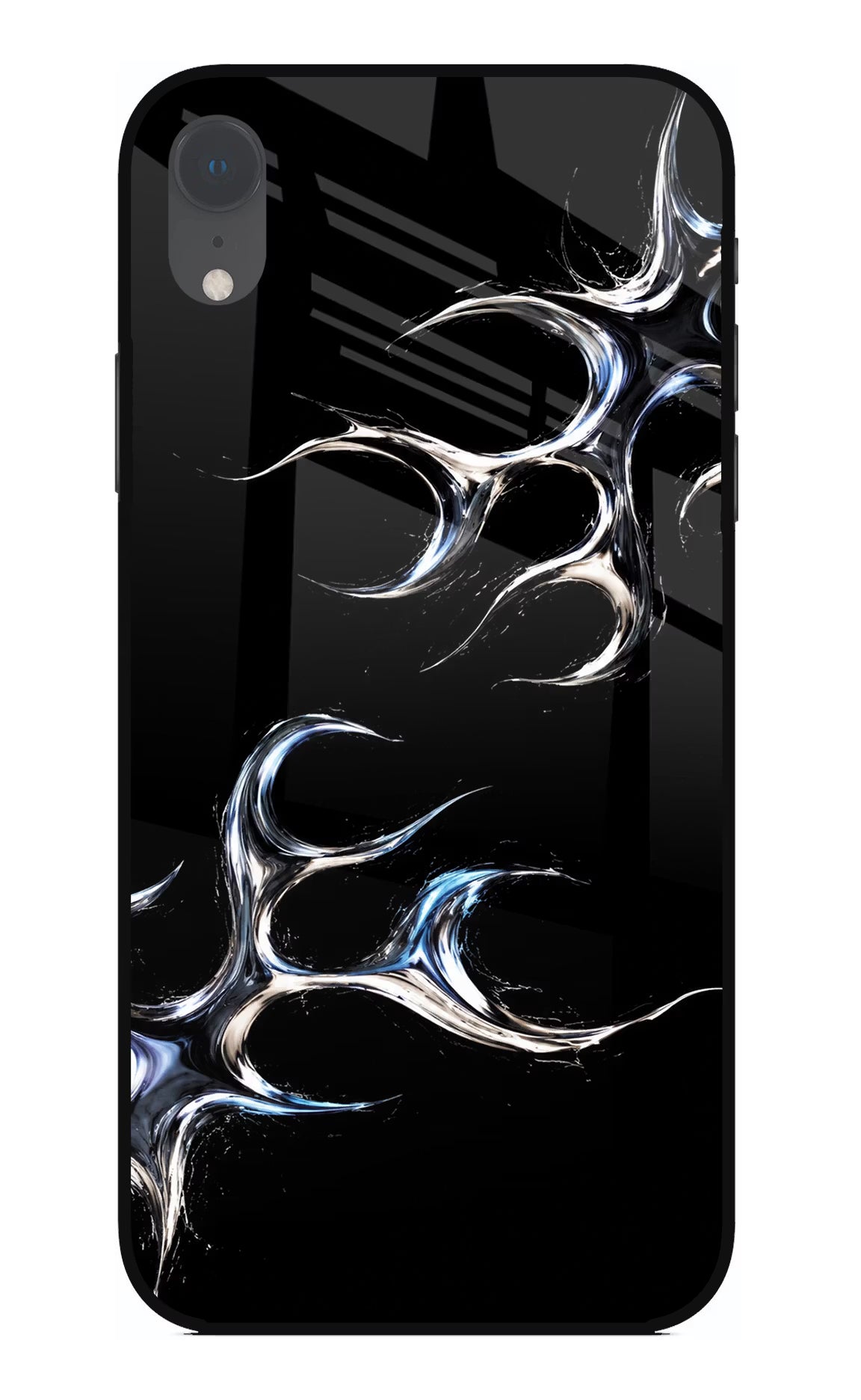 Chrome Tribal iPhone XR Glass Case