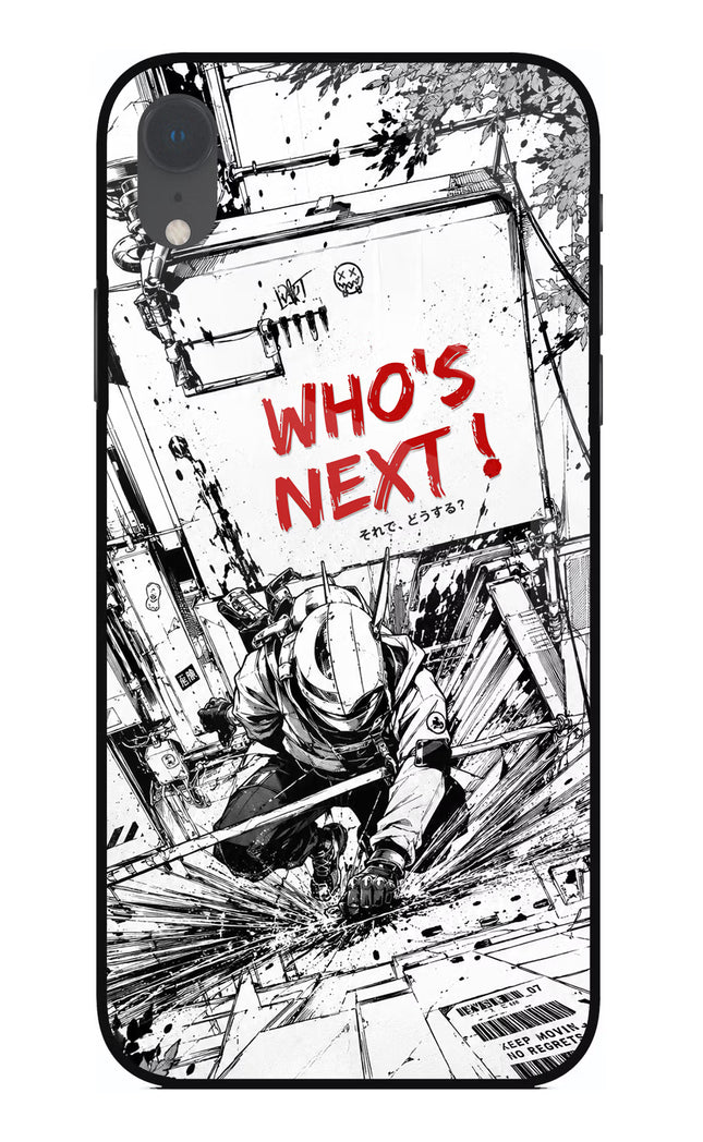 Who's Next iPhone XR Glass Case