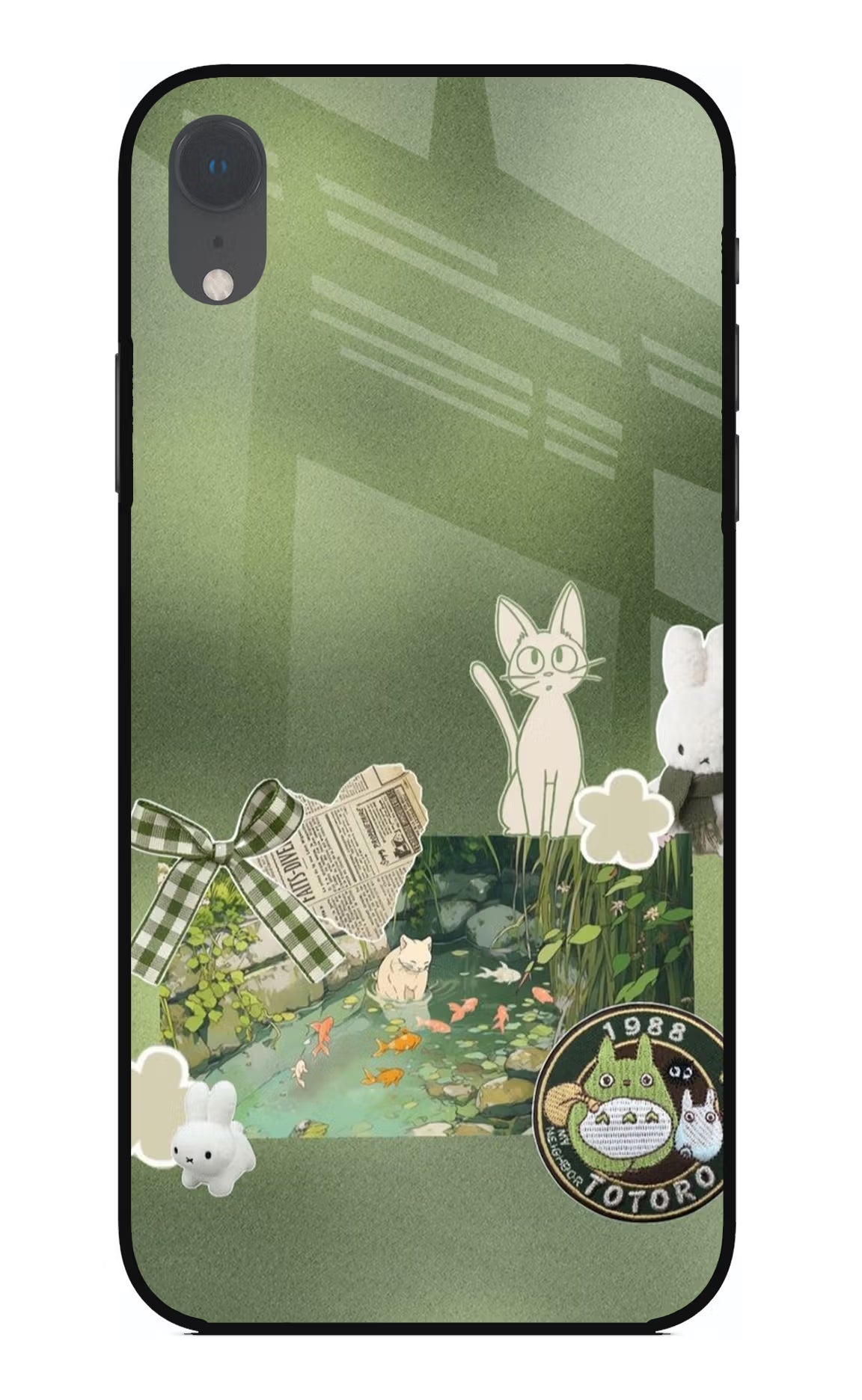 Aesthetic anime iPhone XR Glass Case
